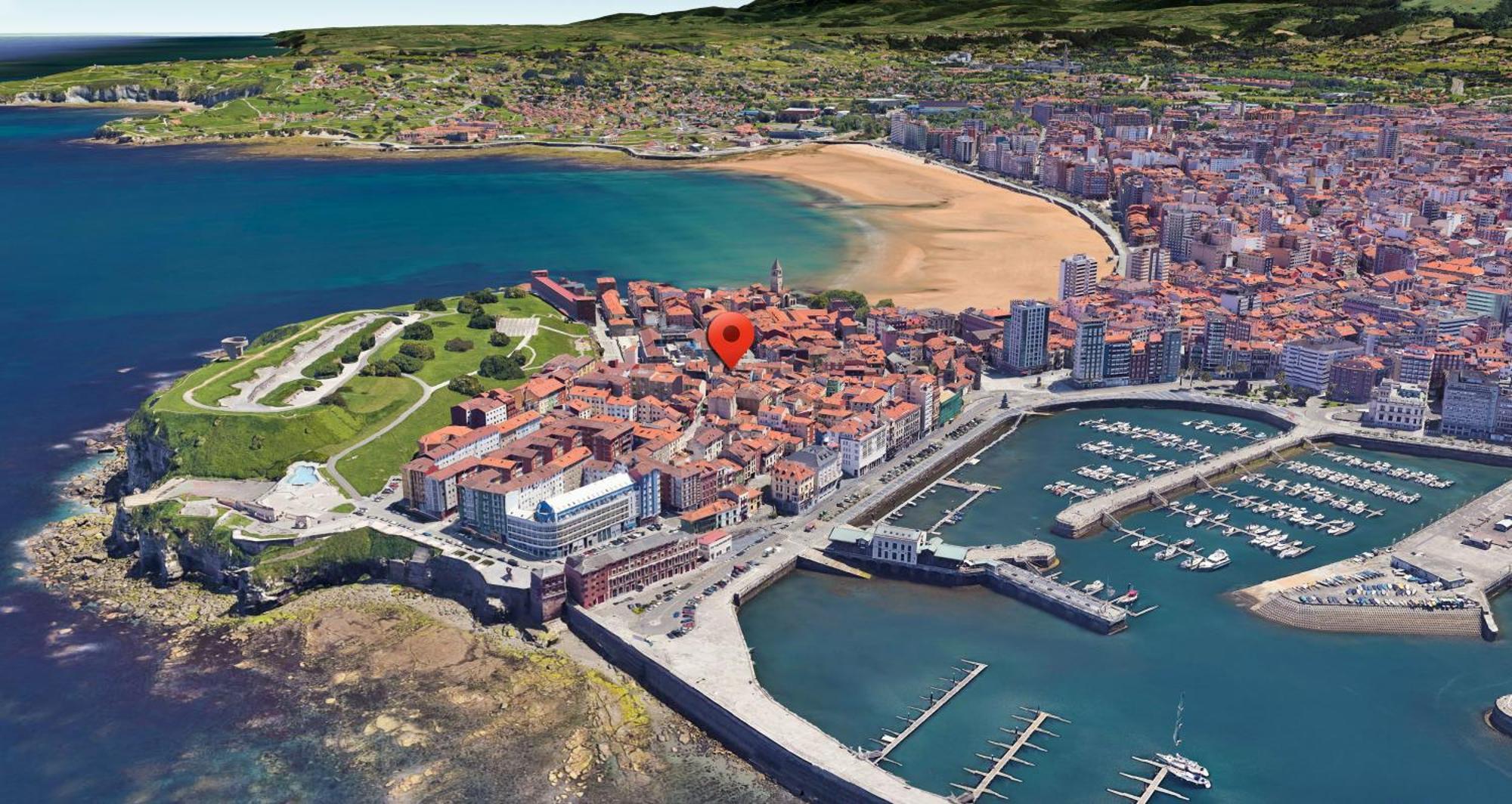 Cimavilla Rooms Gijón Eksteriør bilde